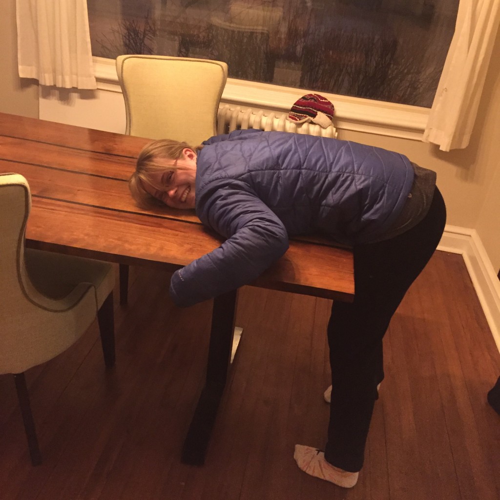 solid cherry dining room table getting some love