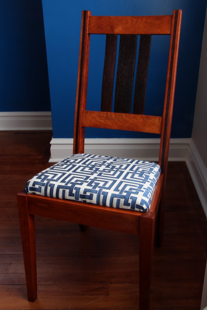 Solid Cherry and Wenge Dining Room Chair